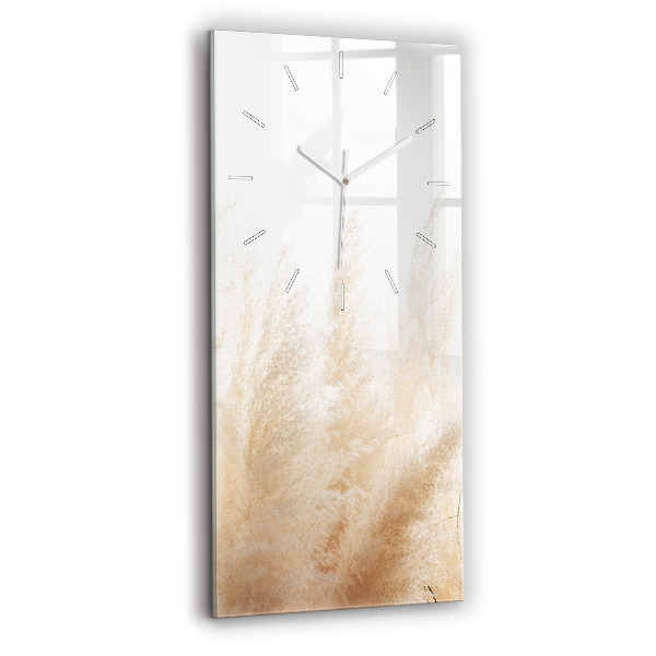Vertical wall clock Ears of grain