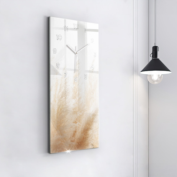 Vertical wall clock Ears of grain