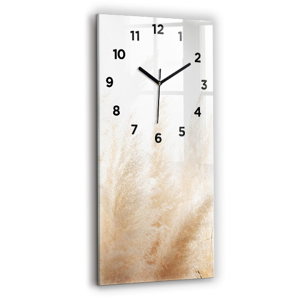 Vertical wall clock Ears of grain