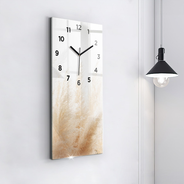 Vertical wall clock Ears of grain