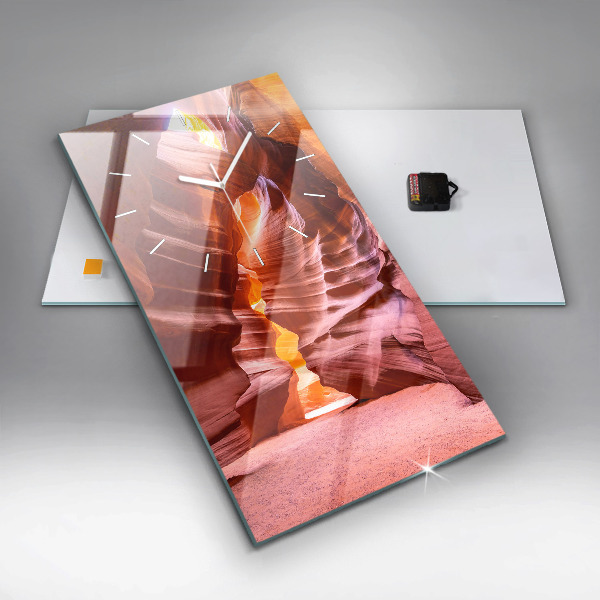 Vertical wall clock Sand Canyon