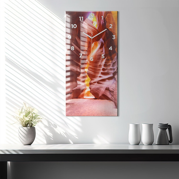Vertical wall clock Sand Canyon