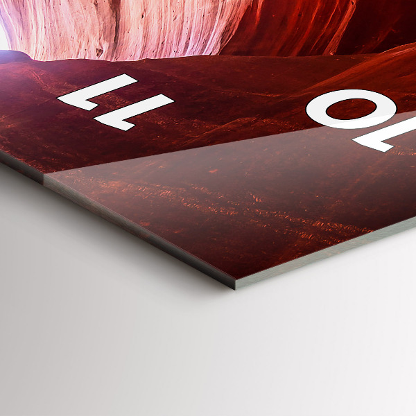 Vertical wall clock Sand Canyon