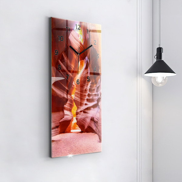 Vertical wall clock Sand Canyon