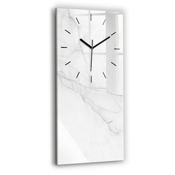 Vertical wall clock Decorative marble