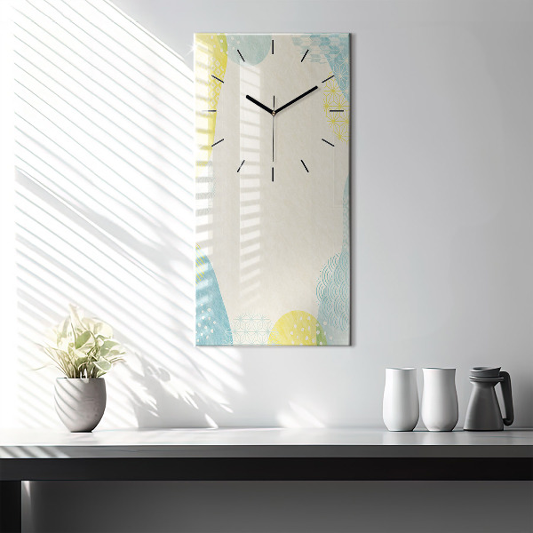 Vertical wall clock Pattern frame
