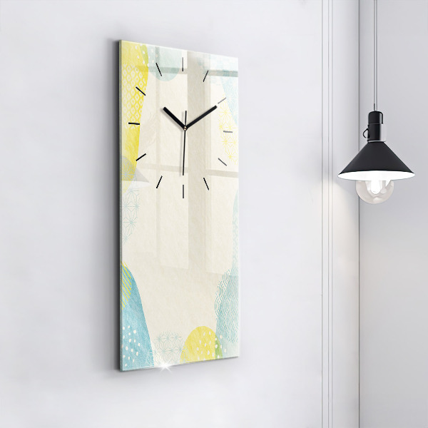Vertical wall clock Pattern frame