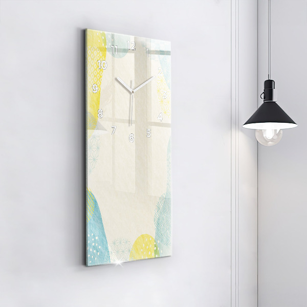 Vertical wall clock Pattern frame