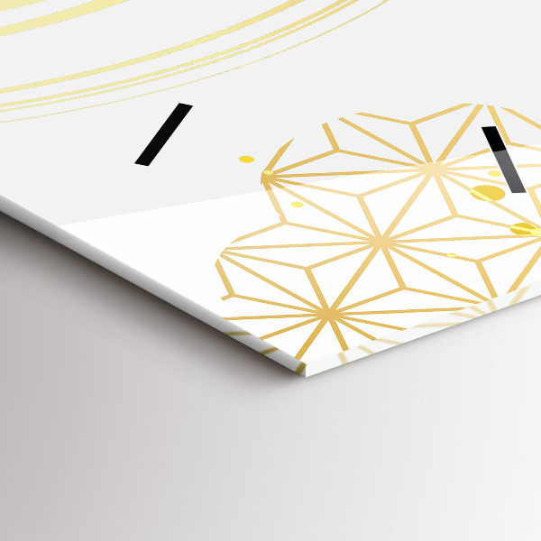 Vertical wall clock Decorative pattern