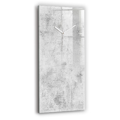 Vertical wall clock Concrete wall
