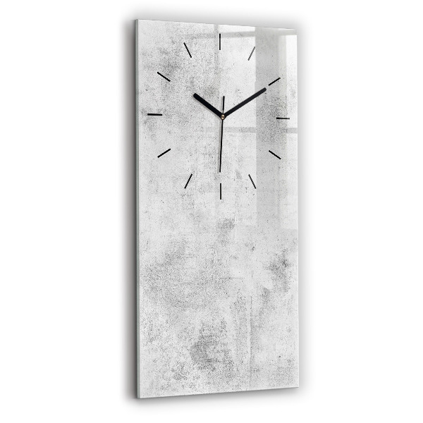 Vertical wall clock Concrete wall