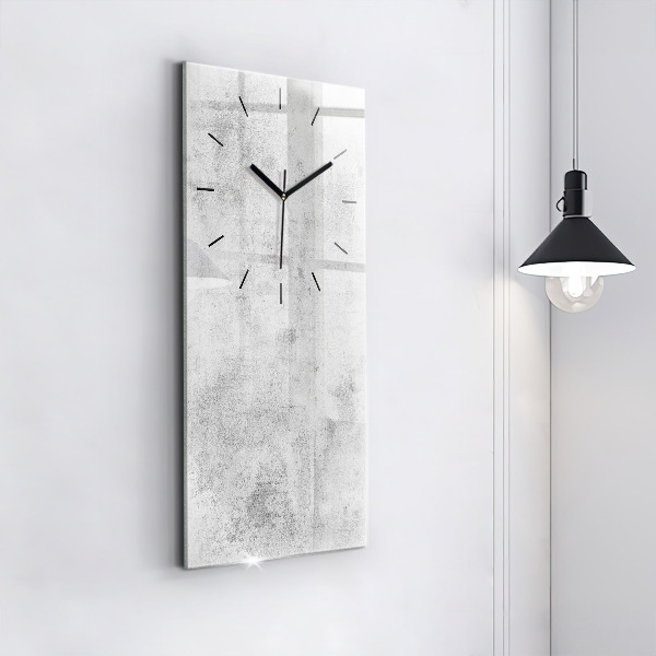 Vertical wall clock Concrete wall