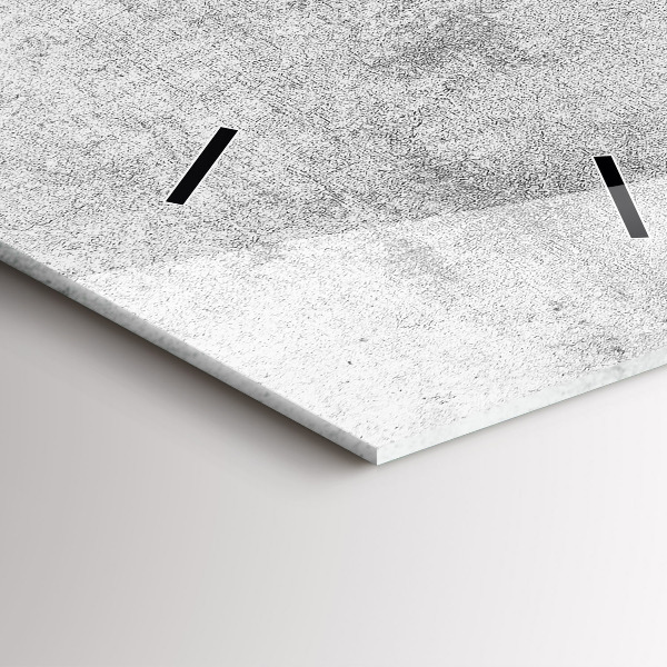 Vertical wall clock Concrete wall