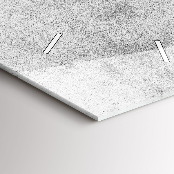 Vertical wall clock Concrete wall