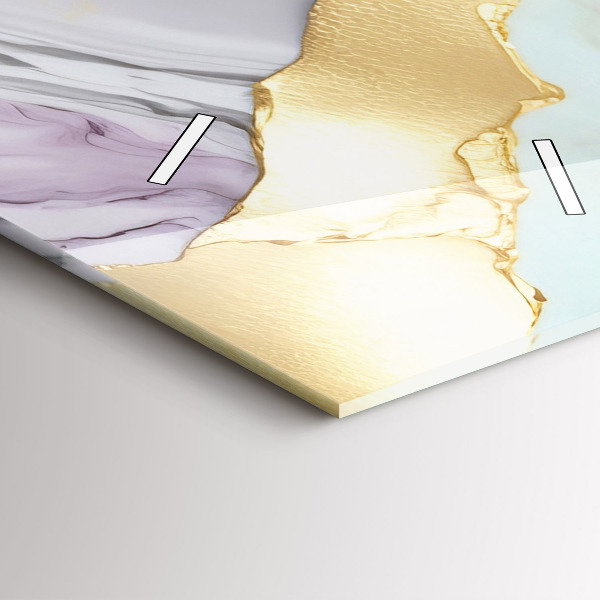 Vertical wall clock Marble pattern