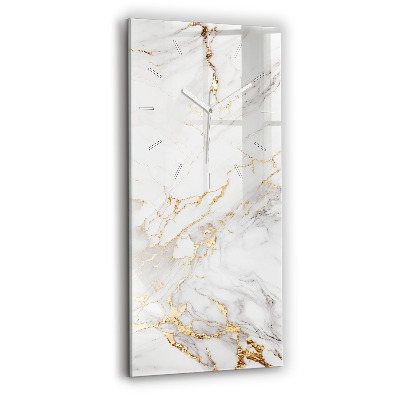 Vertical wall clock Decorative marble