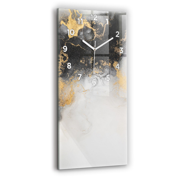 Vertical wall clock Artistic marble