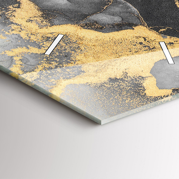 Vertical wall clock Artistic marble