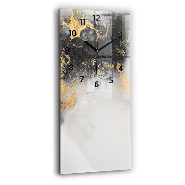 Vertical wall clock Artistic marble