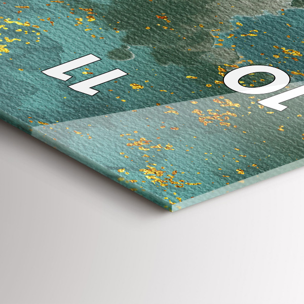 Vertical wall clock Decorative pattern