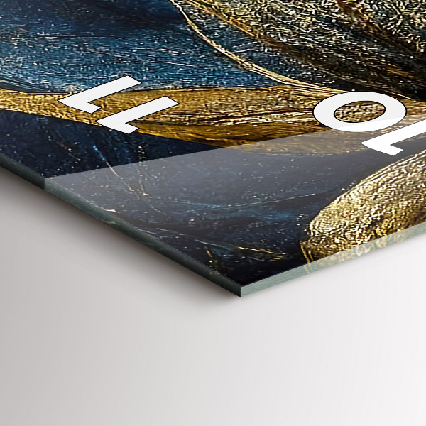 Vertical wall clock Decorative flowers