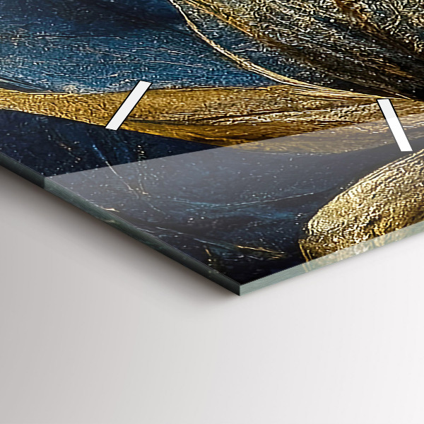 Vertical wall clock Decorative flowers