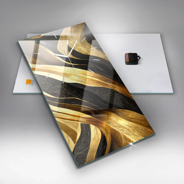 Vertical wall clock Elegant abstraction