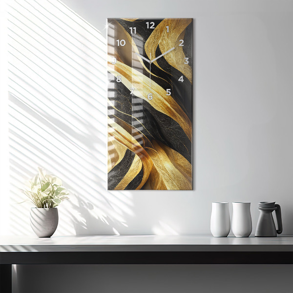 Vertical wall clock Elegant abstraction