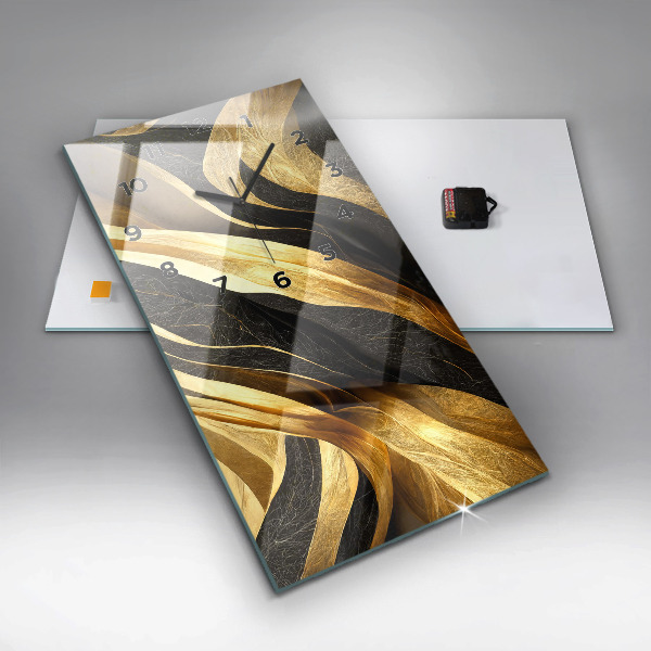 Vertical wall clock Elegant abstraction