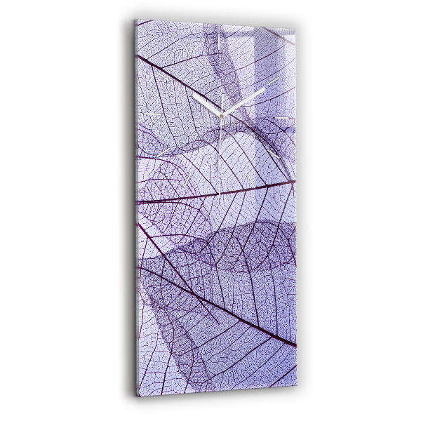 Vertical wall clock Leaves – nature