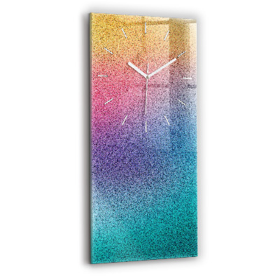 Vertical wall clock Gradient pattern