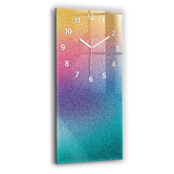 Vertical wall clock Gradient pattern