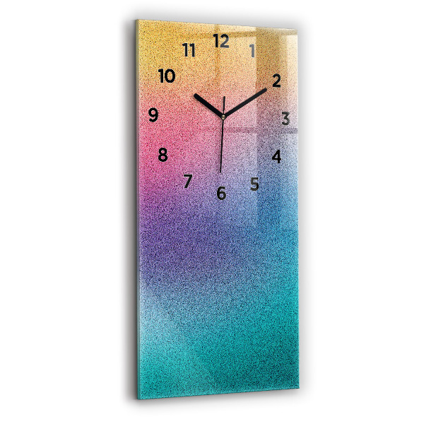 Vertical wall clock Gradient pattern