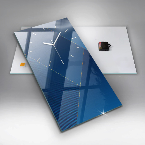 Vertical wall clock Decorative abstraction