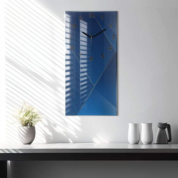 Vertical wall clock Decorative abstraction