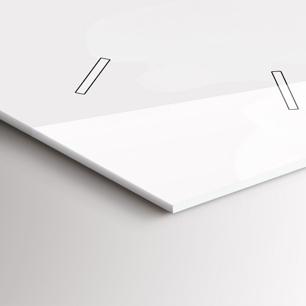 Vertical wall clock Peony flowers