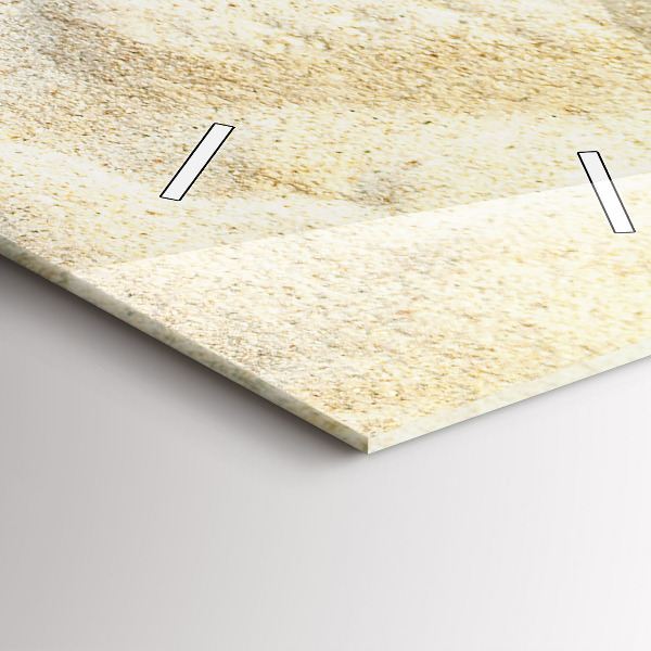 Vertical wall clock Palm tree shadow sand