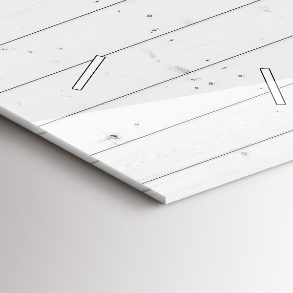 Vertical wall clock Wooden panels pattern