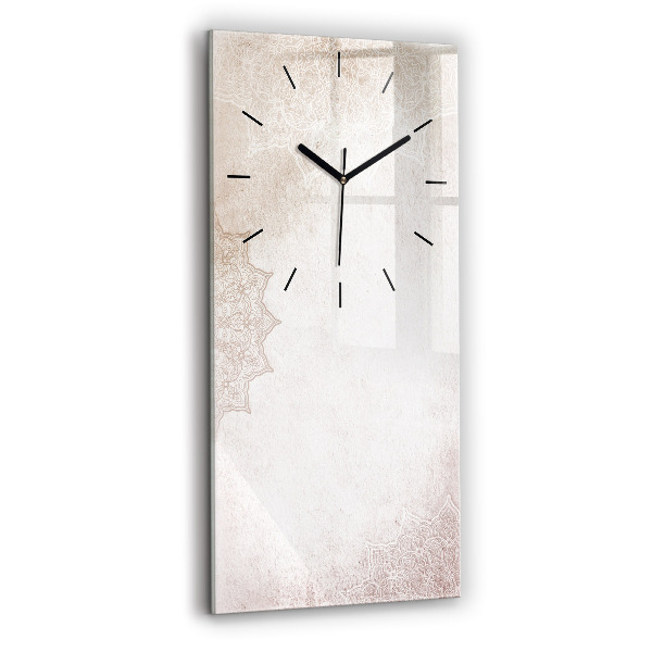 Vertical wall clock Decorative pattern