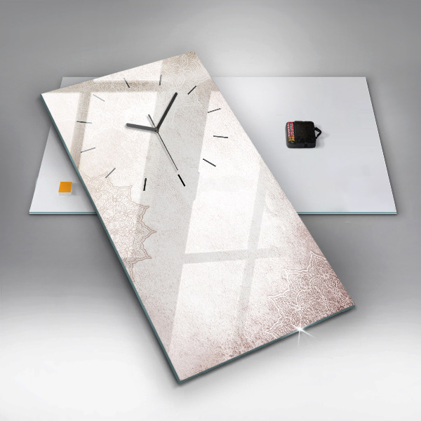 Vertical wall clock Decorative pattern