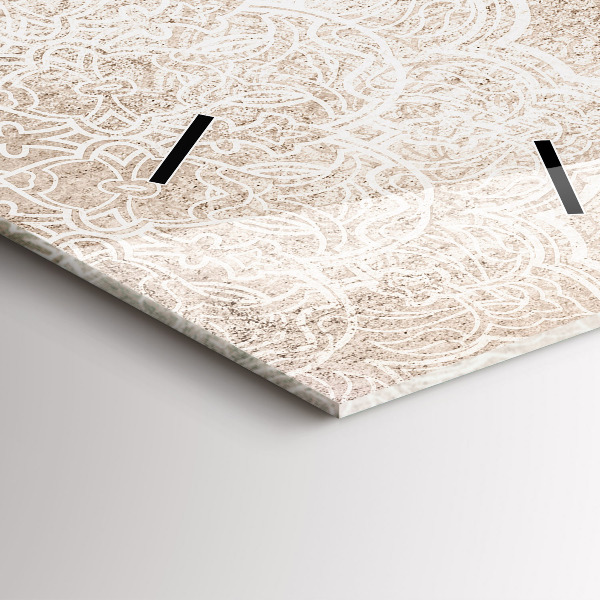 Vertical wall clock Decorative pattern