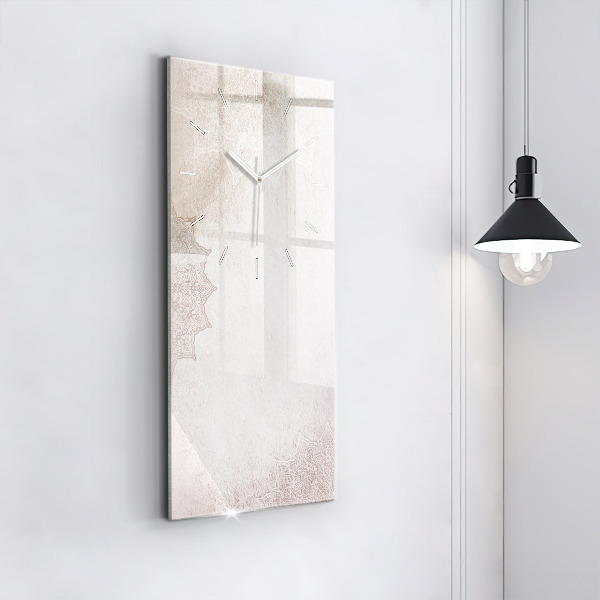 Vertical wall clock Decorative pattern