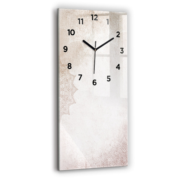 Vertical wall clock Decorative pattern