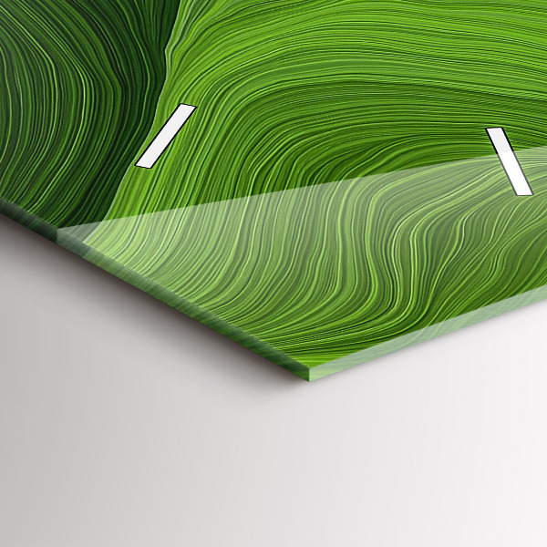 Vertical wall clock Modern waves