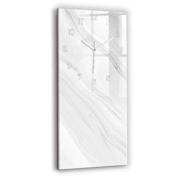 Vertical wall clock Decorative marble