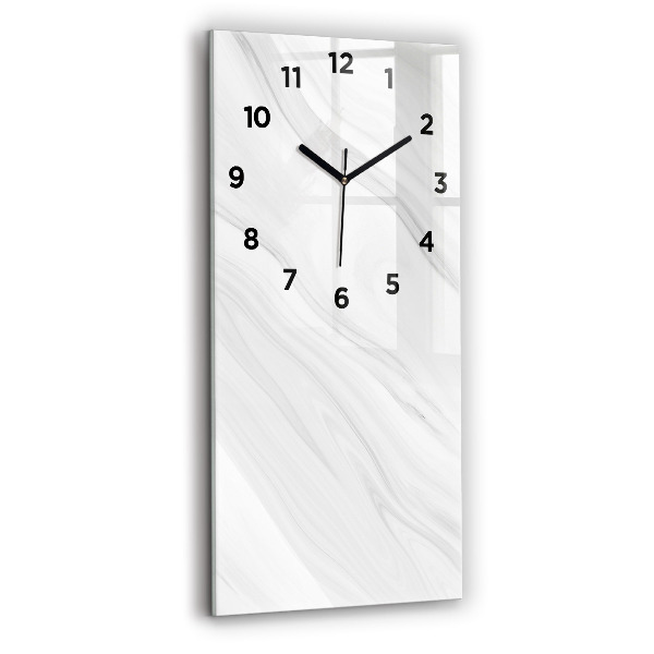 Vertical wall clock Decorative marble