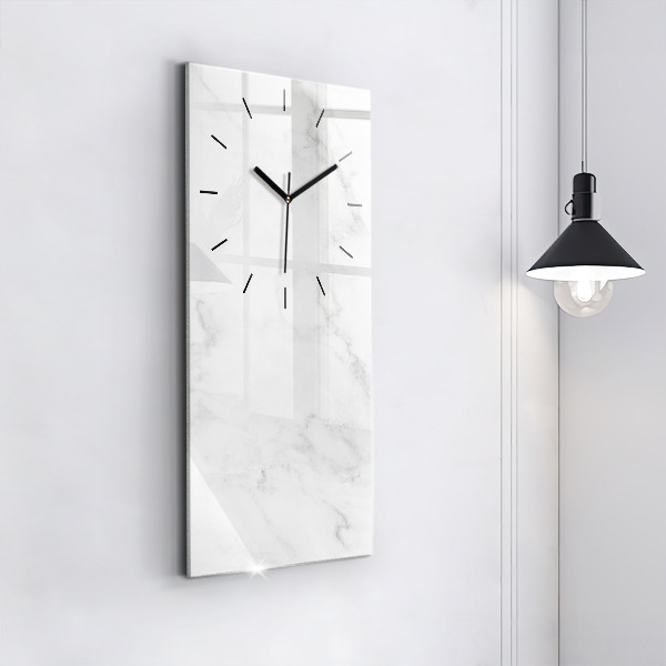 Vertical wall clock Elegant marble