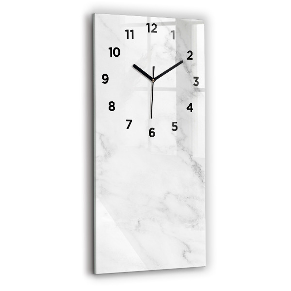 Vertical wall clock Elegant marble