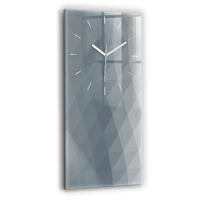 Vertical wall clock Gray abstraction