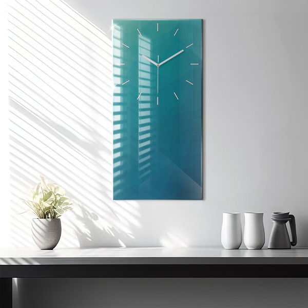 Vertical wall clock Sea abstraction